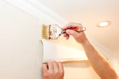 Pose de papier peint à Ahetze — revêtements muraux et toiles de verre